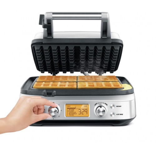 Breville The No Mess Waffle Maker Brushed Stainless Steel Kitchenware