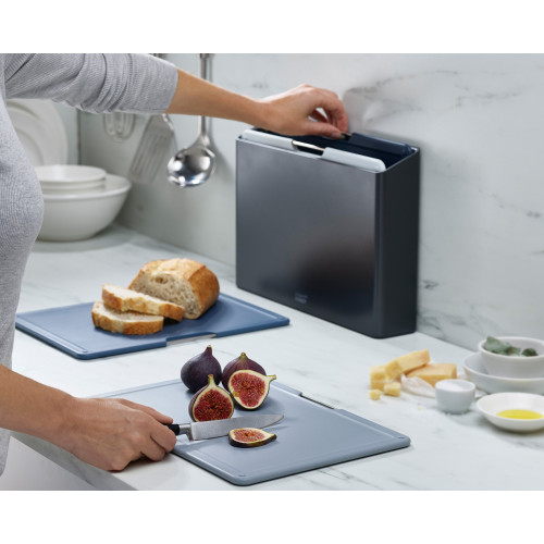 Joseph Joseph Folio 4 Piece Regular Chopping Board Set Graphite