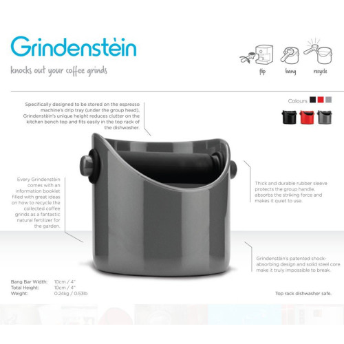 Grindenstein Knock Box Black Dreamfarm Kitchenware Kitchenware