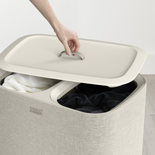 Joseph Joseph Tota 90L Laundry Separation Basket Ecru Kitchenware