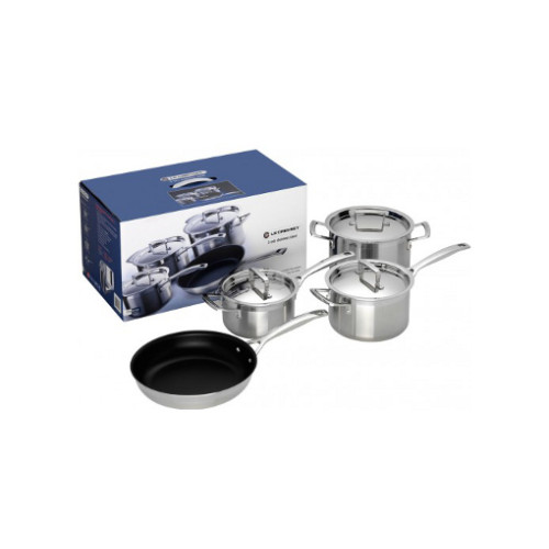 Le Creuset Stainless 4pc Cookware Set Kitchenware Australia