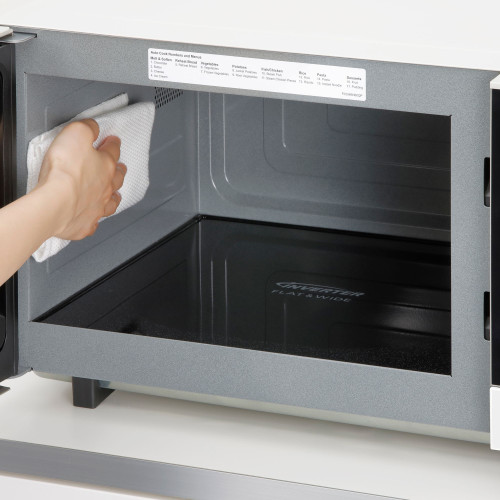 Panasonic 27l flatbed microwave cheap