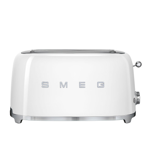 Smeg 50's Retro Style TSF02 4 Slice Toaster White Kitchenware Australia